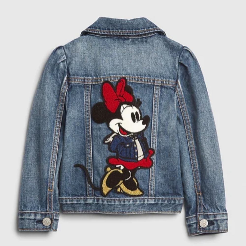Gap × Disney Minnie Mouse Icon Denim Jacket Size 4